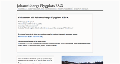 Desktop Screenshot of johannisbergsflygplats.se